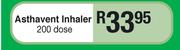 Asthavent Inhaler-200 Doses