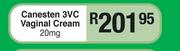 Canesten 3VC Vaginal Cream-20mg