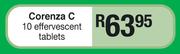 Corenza C-10 Effervescent Tablets