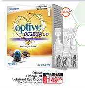 Optive Omega UD Lubricant Eye Drops-30 x 0.4ml Ampoules