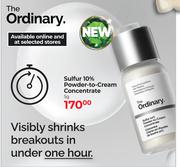 The Ordinary Sulfur 10% Powder To Cream Concentrate-5g
