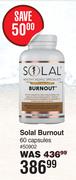 Solal Burnout 60 Capsules