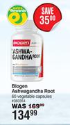 Biogen Ashwagandha Root 60 Vegetable Capsules