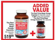 The Real Thing Mega Omega Supreme 150 Capsules
