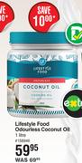 Lifestyle Food Odourless Coconut Oil-1L
