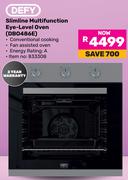 Defy SlimlSlimline Multifunction Eye-Level Oven DBO486Edefy