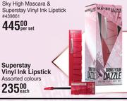 Maybelline Superstay Vinyl Ink Lipstick Assorted Colours-Each
