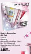 Maybelline Beauty Favourites Gift Set 3 Piece-Per Set