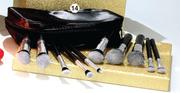 Basics Beauty Cosmetic Brush Set With Cosmetic Bag 11 Piece-Per Set