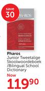 Pharos Junior Tweetalige Skoolwoordeboek/ Bilingual School Dictionary