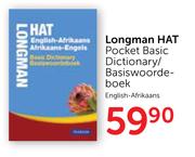 Longman HAT Pocket Basic Dictionary/ Basiswoordeboek English-Afrikaans