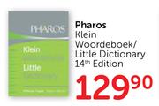 Pharos Klein Woordeboek/ Little Dictionary 14th Edition