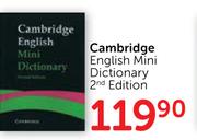 Cambridge English Mini Dictionary 2nd Edition