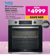 Beko 60cm Multifunction Built In Oven BBIE 2300X (850014599)