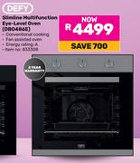 Defy Slimline Multifunction Eye Level Oven DBO486E (833308)
