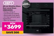 Defy 60cm Slimline Glass Eye Level Oven DBO483E (829808)