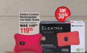 Elektra Comfort Rechargeable Hot Water Bottle Assorted Colours