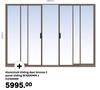 Aluminium Sliding Door (Bronze) W3000MM x H2100mm