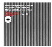 Wall Paneling Polymer Supreme Mouldings Wide Slats KIAAT