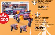 Zuru Skins Combo 1X Enigma Blaster & 2 x Crucifer Blasters ZURU36524