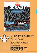 Zuru X-Shot Excel Dart 200 Pack Refill ZURU36592