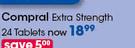 Compral Extra Strength-24 Tablets Now