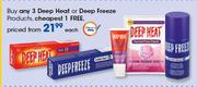 Deep Heat Or Deep Freeze Products-Each