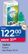 Optive Fusion Eye Drops-10ml Each