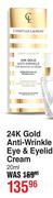 Christian Laurent 24K Gold Anti Wrinkle Eye & Eyelid Cream-20ml