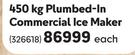 Sno Master 450Kg Plumbed In Commercial Ice Maker