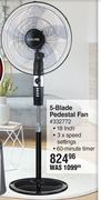 Goldair 5 Blade Pedestal Fan