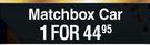 Matchbox Car Collection Assorted-For 1