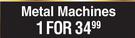 Metal Machines Cars Series 1-For 1