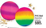 PVC Balls in Assorted Colours-Each
