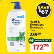 Head & Shoulders Shampoo-1Ltr