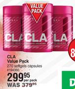 Primal CLA Value Pack-270 Softgels Capsules Per Pack
