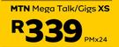 Honor X7 LTE-On MTN Mega Talk/Gigs XS