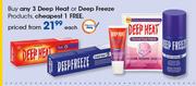 Deep Heat Or Deep Freeze Products-Each