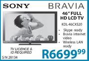 Sony Bravia 46" Full HD LCD Tv