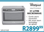 Whirlpool 31 Litre Microwave