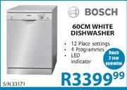 Bosch 60cm White Dishwasher