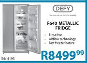 Defy F640 Metallic Fridge