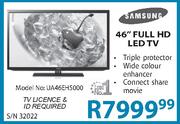 Samsung 46" Full HD LED Tv 