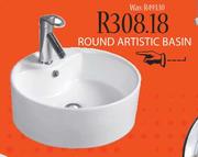 Round Artistic Basin