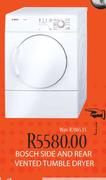 Bosch Side And Rear Vented Tuble Dryer