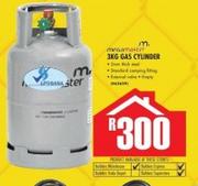 Megamaster 3kg Gas Cylinder