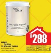 Fired Earth 5Ltr Non Drip Enamel