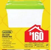 Addis 56Ltr Clear Storage Box