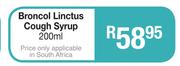Broncol Linctus Cough Syrup-200ml
