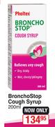 Pholtex BronchoStop Cough Syrup-200ml